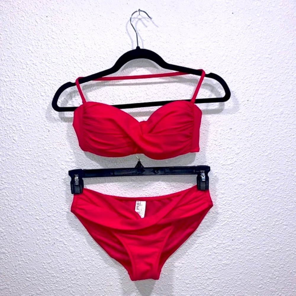Hot Pink Seafolly 2 Piece Swimsuit